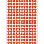 HERMA multi-purpose labels, ø 8 mm, red, (5632) (2212)