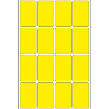 HERMA multi-purpose labels yellow, 25 x 40 mm, (pack of 512 labels) (2451)