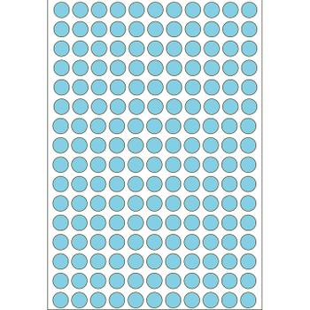 HERMA multi-purpose labels, ø 8 mm, blue, (5632) (2213)