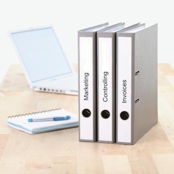 HERMA Ordneretiketten A4 weiß 34x297 mm Papier opak 125 St. (5158)