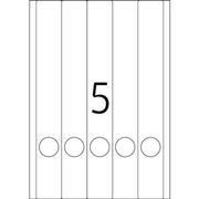 Herma Inkjet Ordneretik. A4 weiß 38x297 mm Papier 125 St.