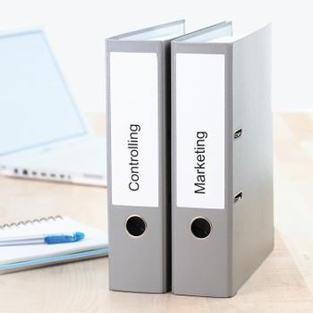 HERMA Ordneretiketten A4 weiß 192x61 mm Papier opak 40 St. (8621)