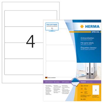 HERMA S.P. 100 192X59mm (100) (4291)