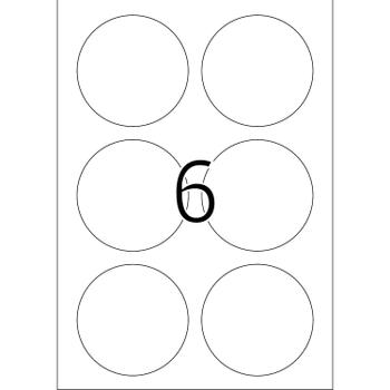 HERMA Etiketten A4 weiß 85 mm ablösbar Papier 150 St. (5068)