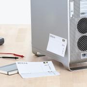 HERMA Etik. mit Perforat. 210x99 100 Bl. DIN A4 600 Stück    4664