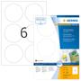 HERMA Labels Herma Ø85MM wit 100 sheets, 600 labels (100) (4478)