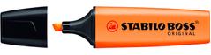 STABILO BOSS ORGINAL Highlighter Chisel Tip 2-5mm Line Orange (Pack 10) - 70/54