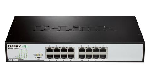 D-LINK 16-Port Gigabit Unmanaged Desktop Switch (DGS-1016D/E)