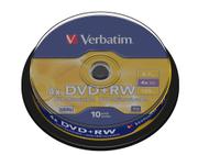 Verbatim DVD+RW x 10 - 4.7 GB - lagringsmedier