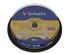 VERBATIM DVD+RW 4,7GB Branded Matt Silver 4xSpeed *10-pack* CakeBox