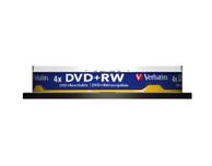 Verbatim DVD+RW x 10 - 4.7 GB - lagringsmedier (43488)