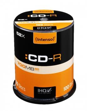 INTENSO CD-R x 100 - 700 MB - lagringsmedier (1001126)