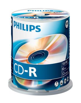 PHILIPS CDR 80 MIN 52X SP(100) (CR7D5NB00/00)