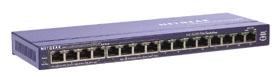 NETGEAR Switch ProSafe 16x10/100 8xPoE 802.3af Lifetime Warranty (FS116PEU)
