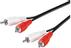MICROCONNECT 2xRCA - 2xRCA 0,5m M-M