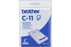 BROTHER THERMOPAPER A7 105MM X 74MM PAPER CASSETTE 50SHTS SUPL