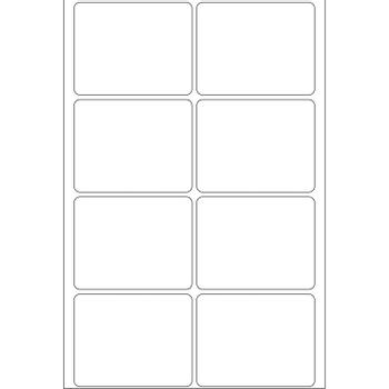 HERMA Vielzwecketiketten weiß 39x50 mm Papier matt 256 St. (2560)