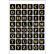 HERMA Letters 13x13 mm A-Z black gold