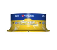 Verbatim DVD+RW x 25 - 4.7 GB - lagringsmedier (43489)