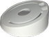MicroView Inclined Ceiling Mount, White.