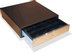 INTERNATIONAL CASH DRAWER 3S-423-B, 8/4, Black, STAR