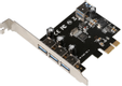 MICROCONNECT 4 port USB 3.0 PCIe card