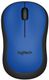LOGITECH M220 Silent - Mus - Optisk - 3 knapper - Blå ** TILBUD - Førpris kr. 162,00