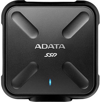 A-DATA ADATA SD700, 256 GB, USB Type-C, 3.0 (3.1 Gen 1), 440 MB/s, Sort (ASD700-256GU31-CBK)
