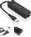 MICROCONNECT USB3.0 HUB w. Gigabit Ethernet