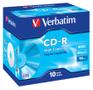 VERBATIM CD-R 40X/ 10-PACK-JEWEL 800MB (43428)