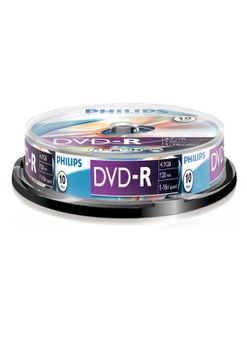 PHILIPS 10-P, DVD-R 4,7 GB/120 min 16x (DM4S6B10F/00)
