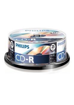 PHILIPS 1x25 CD-R 80Min 700MB 52x SP (CR7D5NB25/00)