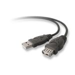 BELKIN Pro Series USB-Förlängningskabel 3m 4-stifts USB typ A Hane 4-stifts USB typ A Hona (F3U134B10)