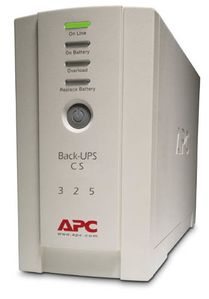 APC BK325I Back-UPS CS 325VA 230V without auto shutdown software 4 IEC outlets (1 surge) (BK325I)
