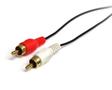 STARTECH "1,8m Stereo Audio Cable - 3.5mm Male to 2x RCA Male" (MU6MMRCA            )