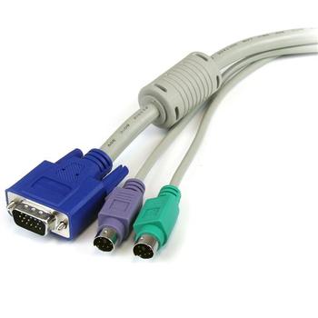 STARTECH 6FT PC99 3-IN-1 KVM EXTENSION CABLE CABL (3N1PS2EXT6          )