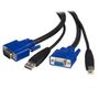 STARTECH StarTech.com 6ft 2in1 USB KVM Cable