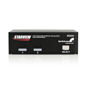 STARTECH 2 PORT STARVIEW KVM SWITCH IN CPNT (SV231               )
