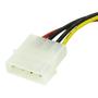 STARTECH 15cm 4 Pin Molex to SATA Power Cable Adapter