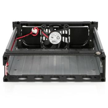 STARTECH StarTech.com 5.25 in Rugged SATA Hard Drive Mobile Rack Drawer - Aluminum Removable Hard Drive Bay (DRW150SATBK) - Storage mobile rack - 3.5" - black (DRW150SATBK         )
