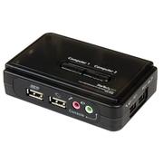 STARTECH StarTech.com 2 Port USB VGA KVM Switch - Single VGA - Hot-key & Audio Support - 2048x1536 @60Hz KVM Switch - KVM Video Switch (SV211KUSB) - KVM / audio switch - 2 x KVM / audio - 1 local user - deskto