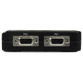 STARTECH StarTech.com 2 Port USB VGA KVM Switch - Single VGA - Hot-key & Audio Support - 2048x1536 @60Hz KVM Switch - KVM Video Switch (SV211KUSB) - KVM / audio switch - 2 x KVM / audio - 1 local user - deskto (SV211KUSB)