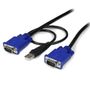 STARTECH StarTech.com 3m 2in1 Ultra Thin USB KVM Cable