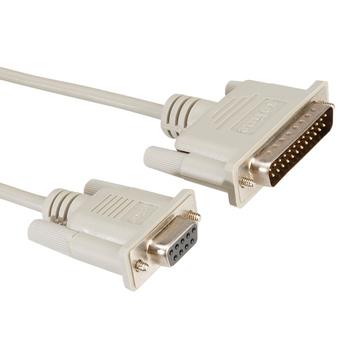 ROLINE Modem Cable, DB9 F - DB25 M, 1.8m (11.01.4518)