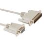 ROLINE Modem Cable DB9-DB25. F/M. Beige. 3.0m