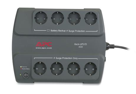 APC Back-UPS ES 400VA Offline , Data/DSL protection (BE400-GR)