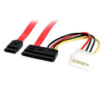 StarTech 18in SATA Serial ATA Data and Power Combo Cable - SATA-kabel - 45.7 cm (SATA18POW)