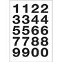 HERMA Numbers 20x18 mm 0-9 black