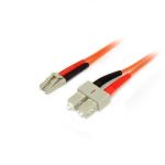 STARTECH Fiber Optic Cable - Multimode Duplex 50/125 - LSZH - LC/SC - 2 m	 (50FIBLCSC2          )