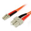 STARTECH Fiber Optic Cable - Multimode Duplex 62.5/125 - LSZH - LC/SC - 1 m	 (FIBLCSC1)